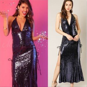 GLAM DOLLZ Navu Sequin Maxi Dress New Years!